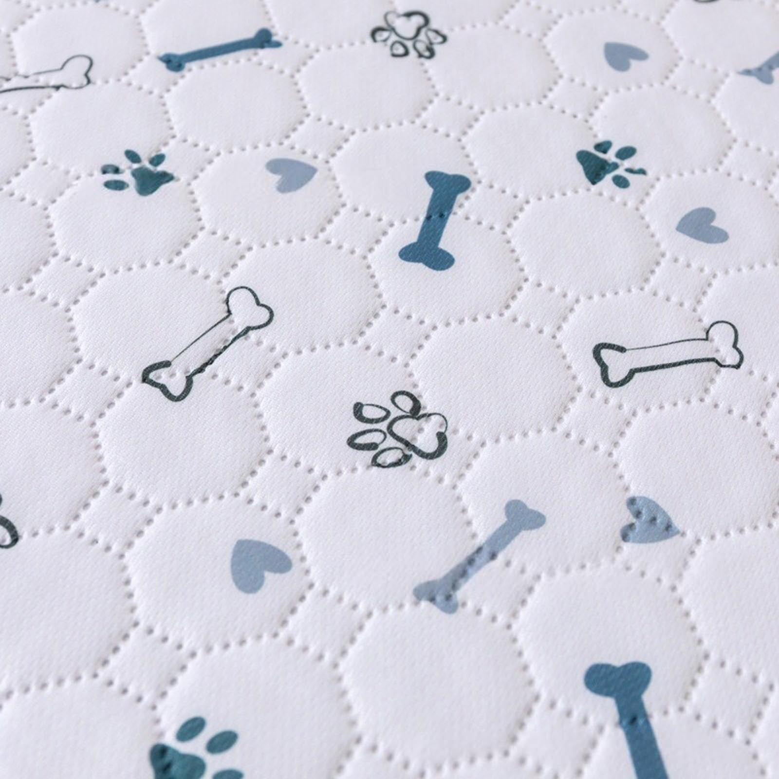 COM1950s Washable Dog Pee Pad,Reusable Pet Training Mat with High Absorption,Waterproof Urine Pad for Indoor Dog Potty Training,Durable and Machine Washable Design
