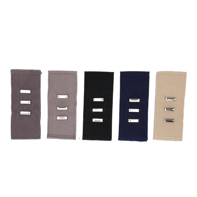 5 extensores de cintura elásticos ajustables de fácil instalación para pantalones, extensores de botón para hombres y mujeres.