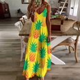 thumbnail image 3 of Lunarable Pineapple Fine Art Sleeveless Dress Summer Dress Woman 2025, 3 of 7