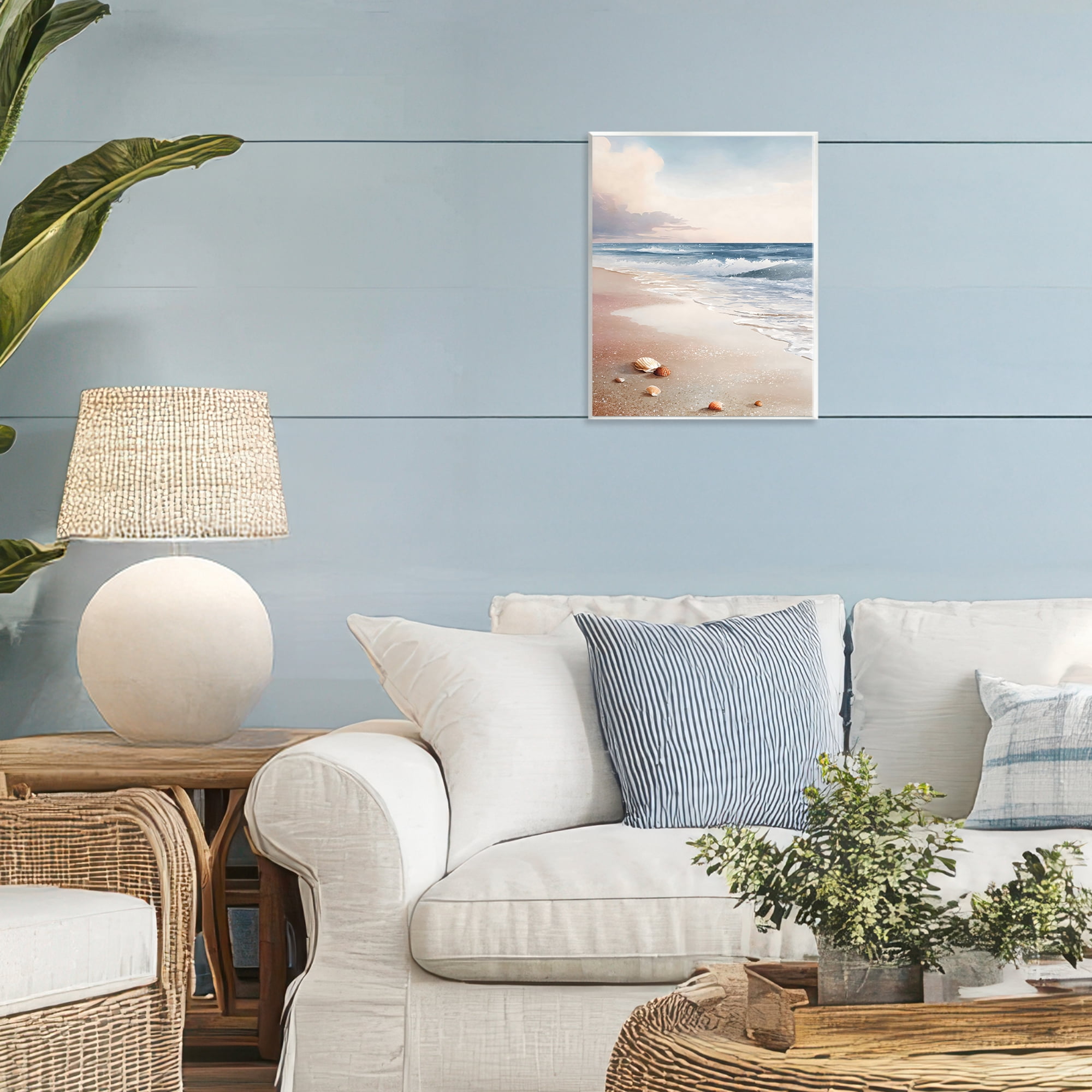 Stupell Industries Washed Up Seashells Wall Plaque Art, design by Franklyn Gregory