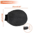 thumbnail image 4 of 2 Pcs Car Wash Towel Coral Fleece Car Cleaning Wiping Dryer Car Washing Tool 25x20x1cm Gray, 4 of 6