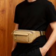 thumbnail image 1 of Bolso bandolera tipo bandolera para hombre, para exteriores, con correa ajustable Caqui, 1 of 8