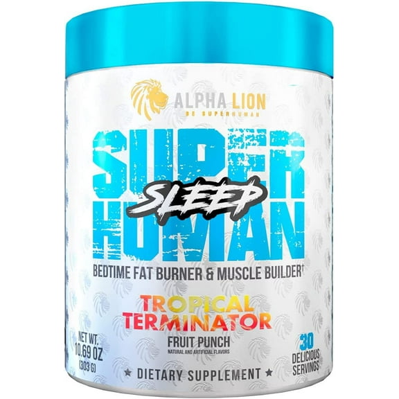 Alpha Lion Superhuman Sleep, Muscle Recovery (30 Servings, Tropical Terminator)
