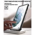 thumbnail image 3 of Poetic Guardian Case for Samsung Galaxy S21 5G, Built-in Screen Protector Work with Fingerprint ID, Black, 3 of 4