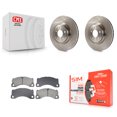 thumbnail image 1 of Transit Auto Front Disc Brake Rotors and Semi-Metallic Pads Kit for Car 2017 Porsche Macan Base K8S-103987, 1 of 11