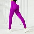 thumbnail image 2 of Xudanell Yoga Pants for Women, High Waisted Workout Leggings with Pockets (Pink,XS), 2 of 8