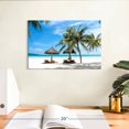 thumbnail image 3 of Elephant Stock Coastal Boracay Seashore Wall Art - Horizontal Canvas Wall Art - Living Room Wall Decor - Beach Canvas - Blue And Turquoise Decor - 12" x 8", 3 of 8