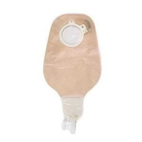 Assura Two-Piece Drainable Ileostomy Night Pouch Transparent Cut-to-Fit Flat Skin Barrier 1/2" to 2-3/8" Stoma Box of 10