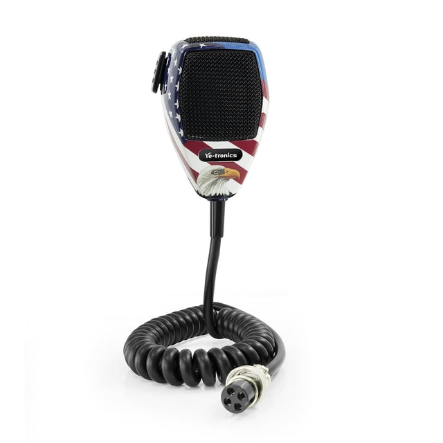 Micrófono Y YO-TRONICS CB YTM-CB66 USA con cancelación de ruido de 4 pines
