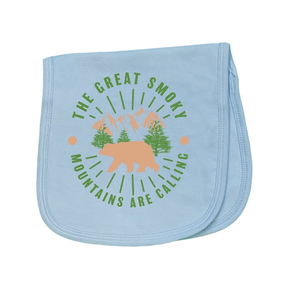 Inktastic The Great Smoky Mountains Are Calling Baby Burp Cloth