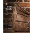 thumbnail image 6 of GAEKEAO Crossbody Bags for Women Multi Pocket Leather Cross Body handbags Ladies travel satchel for Everyday, 6 of 9