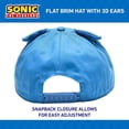 thumbnail image 3 of USPA Accessories USP-73839-C Sonic The Hedgehog Embroidered Face Snapback Hat, One Size, 3 of 7