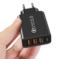 thumbnail image 2 of 3Usb + Pd20W Cargador De Teléfono Tipo C Adaptador De Carga Para Teléfono Inteligente (Enchufe De La Ue Negro), 2 of 5