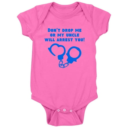 

CafePress - My Uncle Will Arrest You - Cute Infant Bodysuit Baby Romper