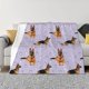 thumbnail image 1 of Fotbe German Shepherd Dog Manta de Franela con Estampado, Manta Ultrasuave para Cama, Sofá, Auto, Hipoalergénica y Antibolitas-50"x40", 1 of 6