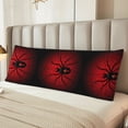thumbnail image 6 of Bingfone Body Pillow Cover Long Pillow Case With Zipper Decorative Bedding Pillowcase 20"X54" Soft Cushion Pillow Case For Bedroom-Spider On The Web, 6 of 8