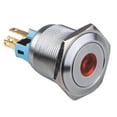 thumbnail image 5 of Interruptor De Botón LED De 12 Enclavamiento De Alimentación De 22 Mm Rojo / Azul Auto- rojo DYNWAVEMX Interruptor de botón pulsador, 5 of 5