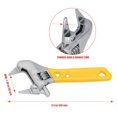 thumbnail image 2 of Llave ajustable GETUHAND Extra Slim Jaw 5 cm/12 cm negra, 2 of 6