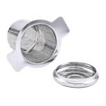 thumbnail image 1 of Stainless Steel Tea Strainer, Metal Filter for Loose Tea Leaves with Lid, Silver, 1 pc, 1 of 2