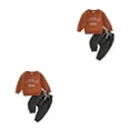 thumbnail image 1 of Sonducket Conjunto de ropa para niño, traje de otoño, pantalones para chico, traje de piel transpirable, cierre lavable, algodón, colorido, Type6 NO6, 1 of 6