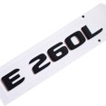 thumbnail image 1 of ZWEIP Car Rear Tail Emblem Number Letters Car Sticker For Mercedes Benz E260L E 260L Chrome Silver/ Matte Black, 1 of 2