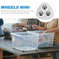 thumbnail image 3 of Mobutofu 8 Pcs Petites Roues pour Chariot Blanc à Utiliser Conteneur Usage Domestique, 3 of 7