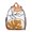 Citrus-13, variant on Abstract Floral Geometric Vintage Hippie Retro Style School Backpack