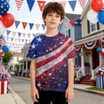 thumbnail image 5 of Boy's Short Sleeve Elevated Graphic T-Shirt, Sizes 4-18 with Patriotic Printed Designs, 5 of 5