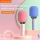 thumbnail image 3 of k39 Singing Handheld Microphone Speaker Wireless Bluetooth Children Karaoke Mic - Pink, 3 of 5