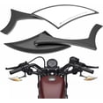 thumbnail image 4 of Chrome Motorcycle Spear Blade Rear View Mirrors for Davidson Cruiser Choppers Bobber Bike, 4 of 7