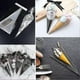thumbnail image 5 of 100pcs Clear Cone Bags, Sweets Cellophane Treat Bags, 25x13cm Plastic Candy Triangle Bags With Twist Ties For Food -ZHENV, 5 of 5