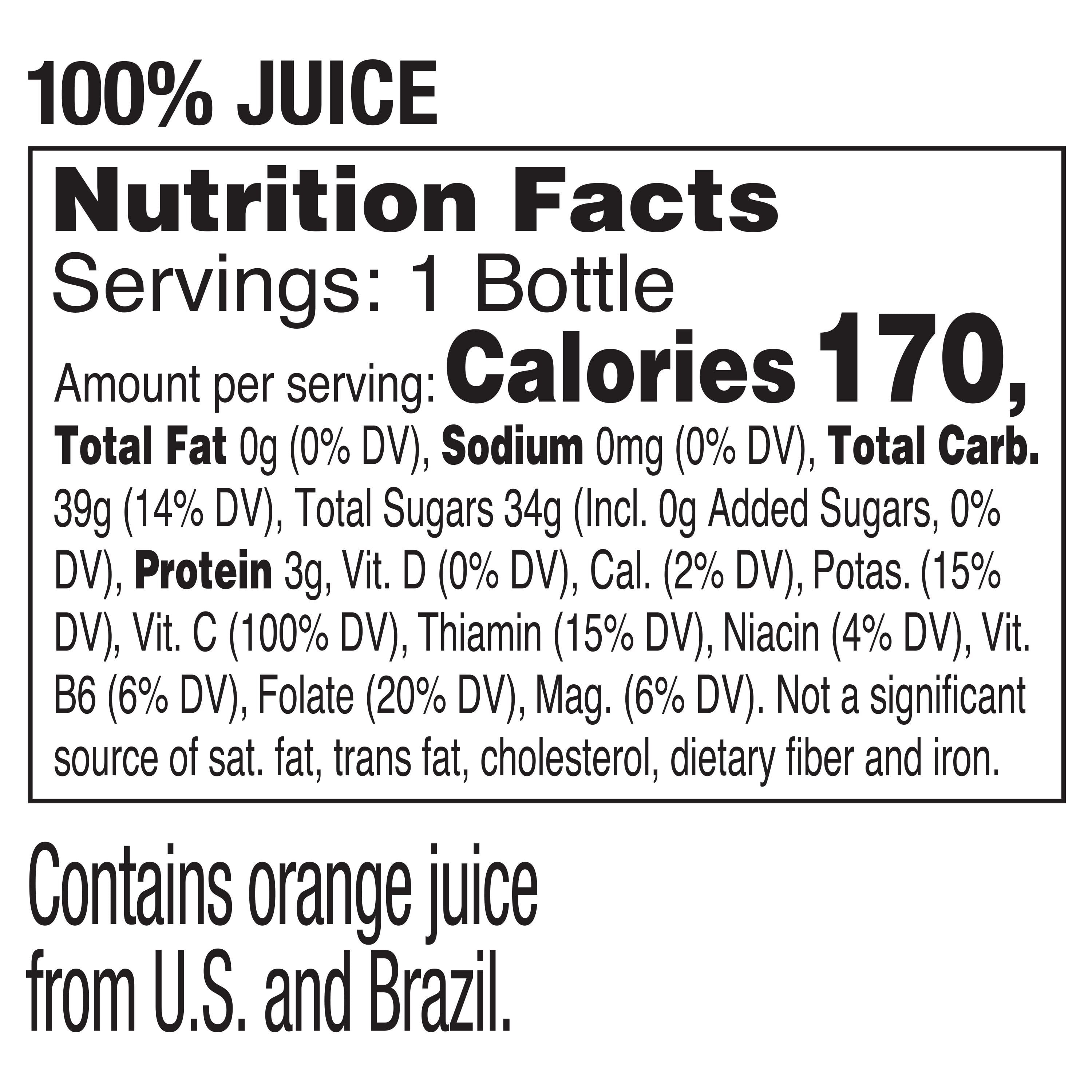 Tropicana Pure Premium 100% Orange Juice, No Pulp, 12 Fl Oz Bottle