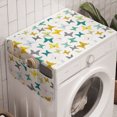 thumbnail image 1 of Butterfly Washing Machine Organizer, Repetitive Colorful Simplistic Moth Designs Pattern in Irregular Order Graphic, Anti-slip Fabric Top Cover for Washer and Dryer, Multicolor, by Ambesonne, 1 of 1