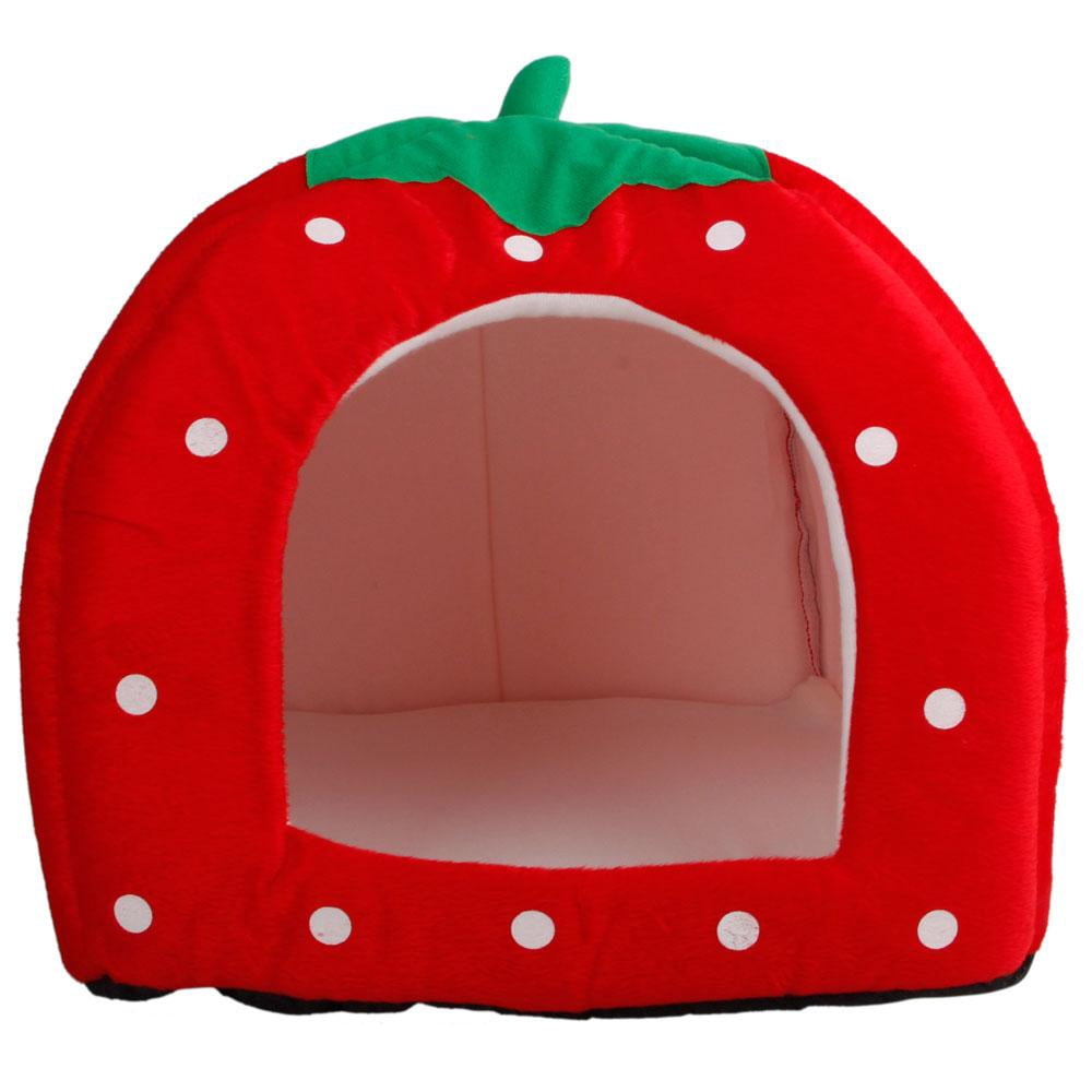 strawberry cat bed
