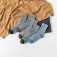 thumbnail image 2 of 5 Pairs Men Socks Super Thick Thermal Hiking Winter Warm Boot Heavy Soft Cozy Socks Colorful Novelty Socks for Men & Women, 2 of 11