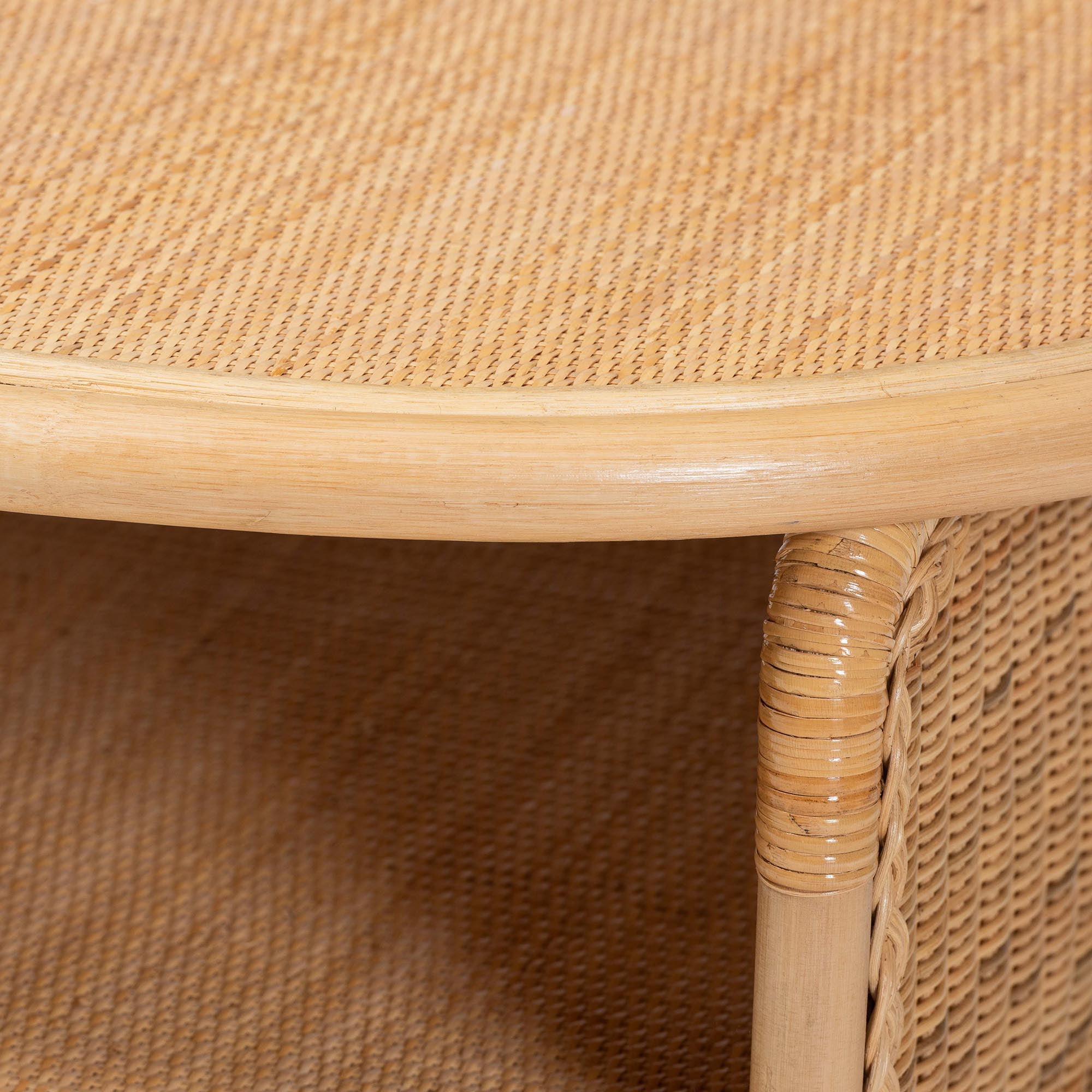 bali & pari Dyna Boho Coffee Table, Natural