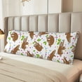 thumbnail image 6 of Body Pillow Cover - cute sloth AZ Soft Body Pillow Cover with Zipper, Comfort Body Pillow Pillowcase, Body Pillow Case Cover 20 x 54, 6 of 7