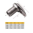 thumbnail image 4 of pitrice Intake Strainer Water Filter Filtering Tool Replaced Part Functional Smooth Surface Handy Installation Kayak Thru鈥慔ull 3/8inch 1/2inch, 4 of 6