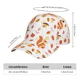 thumbnail image 2 of Picia Squirrel InThe Forest3 pattern Trucker Low Profile Hat Men Women Baseball Cap Dad Hat Adjustable Unconstructed Plain Cap, 2 of 9