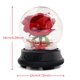 thumbnail image 3 of Luz De Rosa De Terciopelo Exquisita Flor De Rosa Luz De Pantalla De Vidrio Simulada Rosas Románticas Adorno De Iluminación Con Cadena De Luz Led Pantalla De Vidrio Para Festival Speravity HA018427-00, 3 of 6