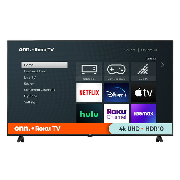 onn. (100012587) 65” 4K UHD LED Roku Smart TV with HDR