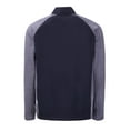 thumbnail image 3 of Men's-Cutter & Buck  Heather Navy Philadelphia Union Adapt Eco Knit Hybrid Recycled Full-Zip Jacket, 3 of 3