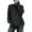 Black, variant on Womens Fall Long Sleeve Sweater Crew Neck Fuzzy Loose Fit Chunky Knit Pullover Sweaters Going Out Tops
