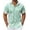 Green-white Leaves, variant on COOFANDY Mens Hawaiian Button Down Shirt Aloha Tropical Shirt Summer Cruise Shirts for Men