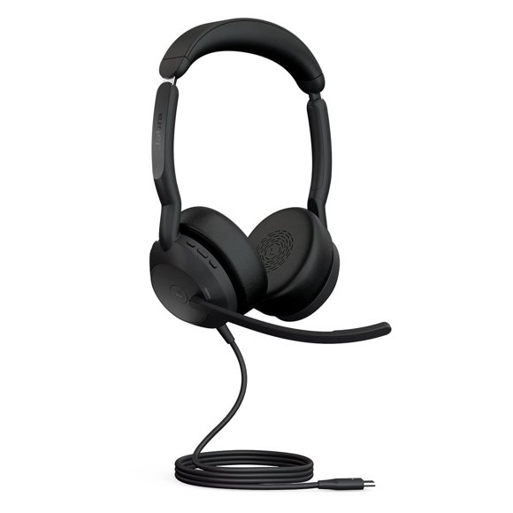 Auriculares estéreo con cable Jabra Evolve2 50 con AirComfort Black