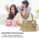 thumbnail image 5 of Bolso tejido simple a la moda, bolso de hombro para mujer de viajero de gran capacidad, tidegolden, 5 of 5