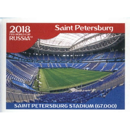 2018 Panini World Cup Stickers Russia #15 Saint Petersburg Stadium Soccer (Best Soccer Stadiums In The World)