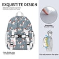 thumbnail image 5 of King Charles Cavalier Backpack for School,Cute School Bag,Schoolbag with Adjustable Shoulder Straps & Padded Back,15"x11.42"x5.5", 5 of 6