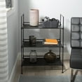 thumbnail image 6 of Organize It All 3 Tier Freestanding Storage Shelf Unit in Espresso, 6 of 11
