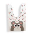 thumbnail image 3 of Bolsas de plástico para orejas de conejo para niños, paquetes de dulces de animales de cartón para fiesta de cumpleaños, galletas, hornear, regalos DIY, suministros, 10/20 piezas, 3 of 5